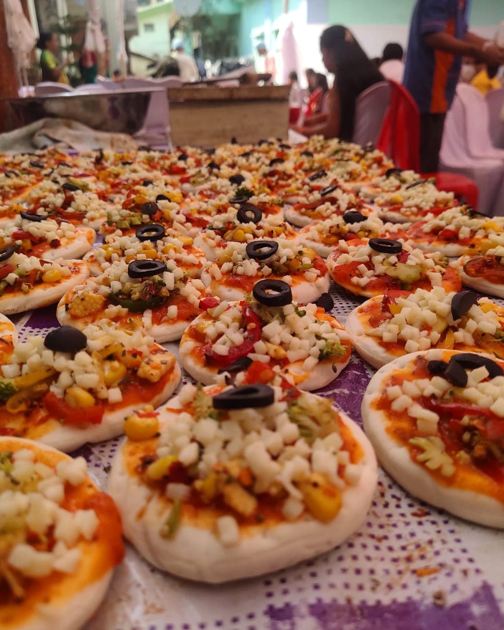 Display of delicious food items.